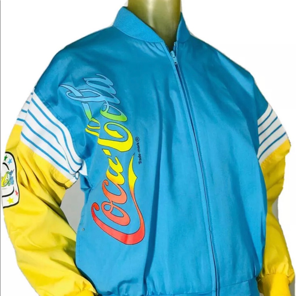 Rare Vintage Coca-Cola Zipper Jacket Size Small/16